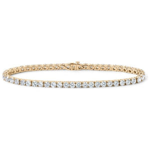 18K Yellow Gold 7ct Diamond Seville Tennis Bracelet