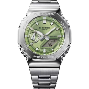 G-Shock G-Steel Silver & Lime Green