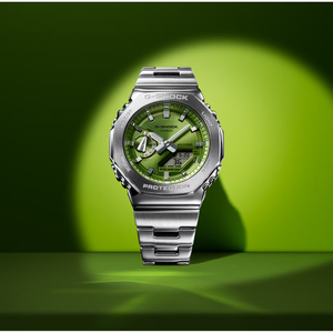 G-Shock G-Steel Silver & Lime Green