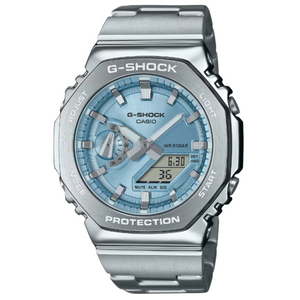 G-Shock G-Steel Silver & Sky Blue