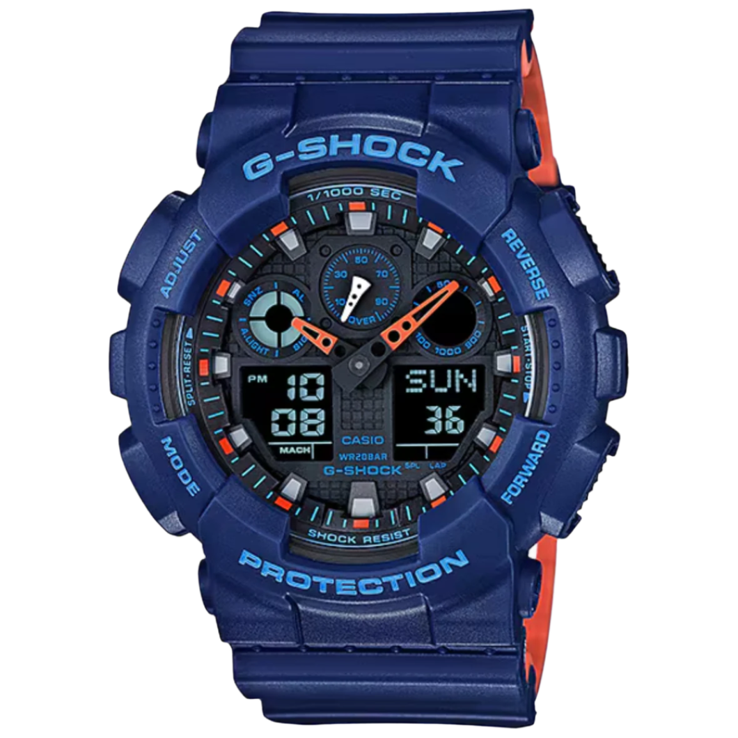 G-Shock Analog-Digital in Blue Orange Bicolor