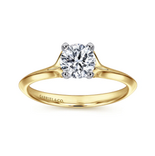 Load image into Gallery viewer, Gabriel &quot;Ellis&quot; 14K Yellow Gold Solitaire Engagement Ring
