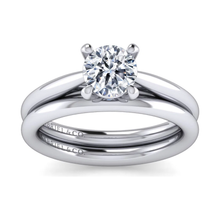 Load image into Gallery viewer, Gabriel 14K White Gold &quot;Bambi&quot; Solitaire Engagement Ring
