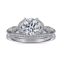 Load image into Gallery viewer, Gabriel &quot;Celia&quot; 14K White Gold Round Diamond Engagement Ring
