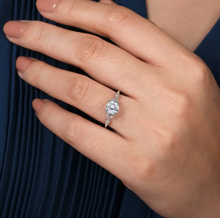 Load image into Gallery viewer, Gabriel &quot;Celia&quot; 14K White Gold Round Diamond Engagement Ring
