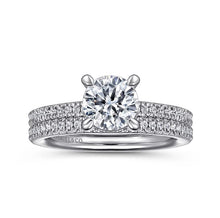 Load image into Gallery viewer, Gabriel &quot;Amena&quot; 14K White Gold Diamond Solitaire Engagement Ring
