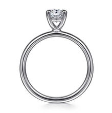 Load image into Gallery viewer, Gabriel &quot;Tiana&quot; 14K White Gold Oval Solitaire Engagement Ring
