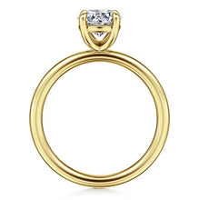 Load image into Gallery viewer, Gabriel &quot;Tiana&quot; 14K Yellow Gold Round Solitaire Engagement Ring
