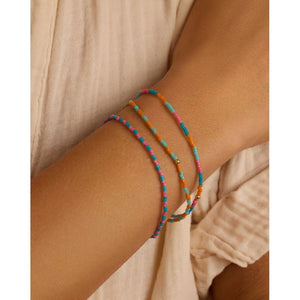 Gorjana Gigi Stripe Miami Bracelet Set