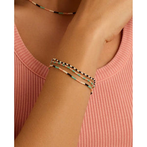 Gorjana Gigi Stripe Palm Desert Bracelet Set