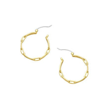 Load image into Gallery viewer, Gorjana Gold Parker Link Hoops
