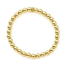 Load image into Gallery viewer, Lagos 18K Caviar Gold 6mm Ball Stretch Bracelet
