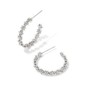 Kendra Scott Silver Nydia Hoop Earrings