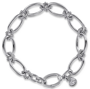 Gabriel Sterling Silver Bujukan Link Bracelect