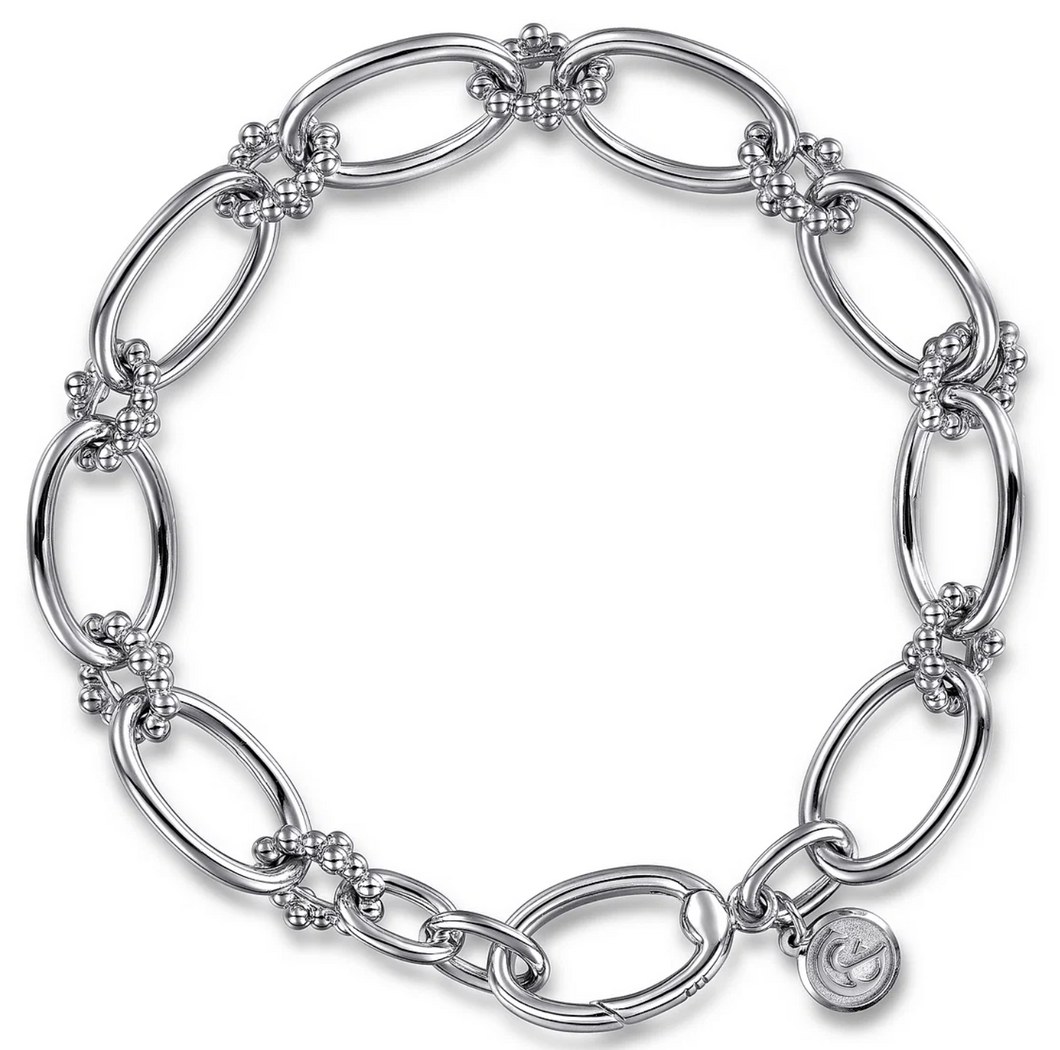 Gabriel Sterling Silver Bujukan Link Bracelect