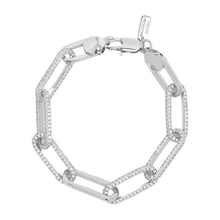 Load image into Gallery viewer, Carrie Pavé Chain Bracelet
