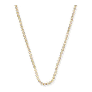 Kendra Scott Emery  Tennis Necklace In White Crystal