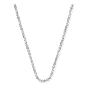 Kendra Scott Emery  Tennis Necklace In White Crystal