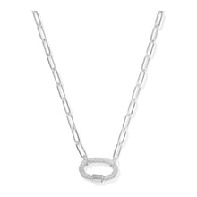 Load image into Gallery viewer, Kendra Scott Emery Link Chain Necklace In White Crystal
