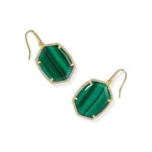 Kendra Scott Daphne Pave Frame Drop Earrings