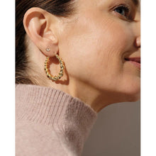 Load image into Gallery viewer, Kendra Scott Haisley Twist Hoop Earrings
