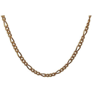 Estate 14K Yellow Gold 20" Hollow Figaro Chain