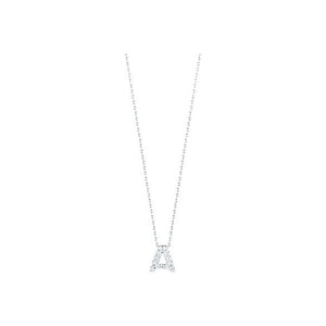 Roberto Coin 18K White Gold Tiny Treasure Initial 'A' Necklace