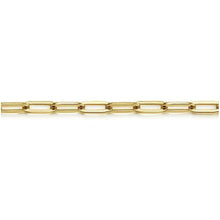 Load image into Gallery viewer, Gabriel 14K Yellow Gold Hollow Paperclip Bracelet
