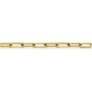 Gabriel 14K Yellow Gold Hollow Paperclip Bracelet