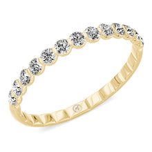 Load image into Gallery viewer, 14K Yellow Gold &quot;My Caroline&quot; 1/4cttw Diamond Band
