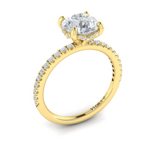 Load image into Gallery viewer, Vlora 14K Yellow Gold Classic Diamond Engagement Ring
