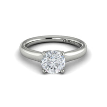 Load image into Gallery viewer, Vlora 14K White Gold Classic Solitaire Engagement Ring
