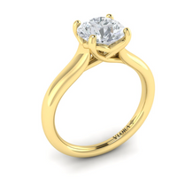 Load image into Gallery viewer, Vlora 14K Yellow Gold Classic Solitaire Engagement Ring
