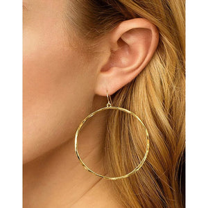 Gorjana Gold G-Ring Earrings