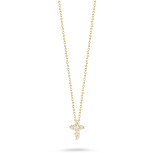 Roberto Coin 18K Yellow Gold Small Diamond Cross Pendant