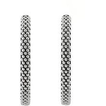 Load image into Gallery viewer, Lagos Sterling Silver Caviar 25mm Hoop Earrings
