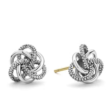 Load image into Gallery viewer, Lagos Sterling Silver Love Knot 10mm Stud Earrings
