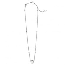 Load image into Gallery viewer, Lagos Sterling Silver Luna Pearl 8mm Pendant on 16-18&quot; Necklace
