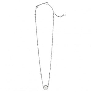 Lagos Sterling Silver Luna Pearl 8mm Pendant on 16-18" Necklace