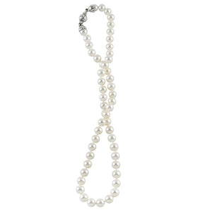 Lagos Sterling Silver Luna 8-8.5mm Pearl Strand 18" Necklace