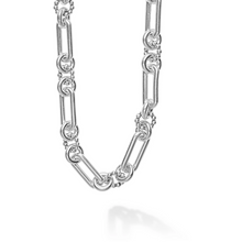 Load image into Gallery viewer, Lagos Sterling Silver Fluted Link Toggle Necklace
