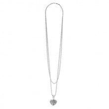 Load image into Gallery viewer, Lagos Sterling Silver Gifts Beaded Heart Pendant on 34&quot; Chain
