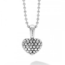 Load image into Gallery viewer, Lagos Sterling Silver Gifts Beaded Heart Pendant on 34&quot; Chain
