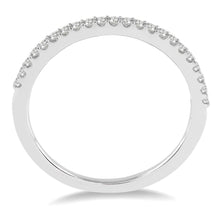 Load image into Gallery viewer, 14K White Gold and Diamond Straight Band
