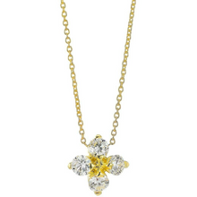 Load image into Gallery viewer, Roberto Coin 18K Yellow Gold Love in Verona Flower Necklace
