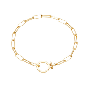 Gorjana Gold Parker Paperclip Bracelet