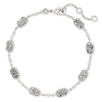 Kendra Scott Silver Emilie Bracelet In Platinum Drusy