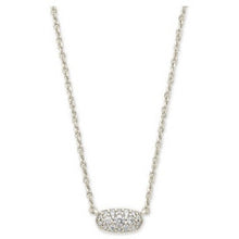 Load image into Gallery viewer, Kendra Scott Silver Grayson Necklace in White Crystal
