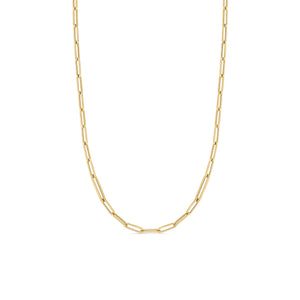 Roberto Coin 18K Yellow Gold Alternating Paperclip Link Necklace