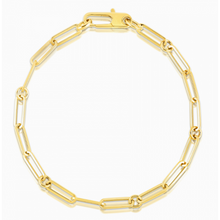 Load image into Gallery viewer, Roberto Coin 18K Yellow Gold Paperclip Link Bracelet
